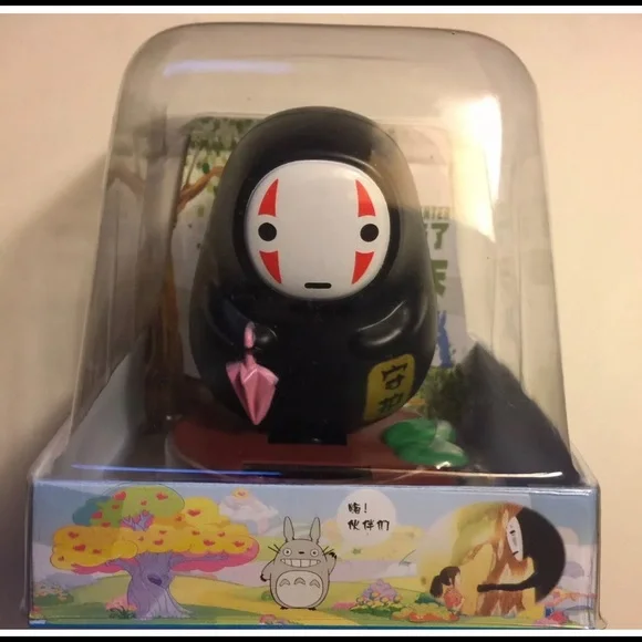 Spirited Away No-Face Man Kaonashi Solar Figure - Picture 1 of 1